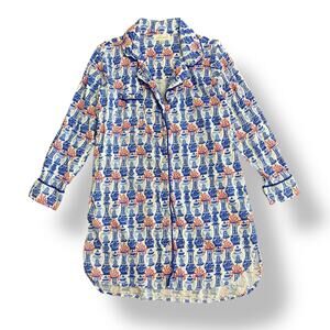 Jayes Studio‎ Women’s Cotton long sleeve Nightgown Size Small Lounge, Resort